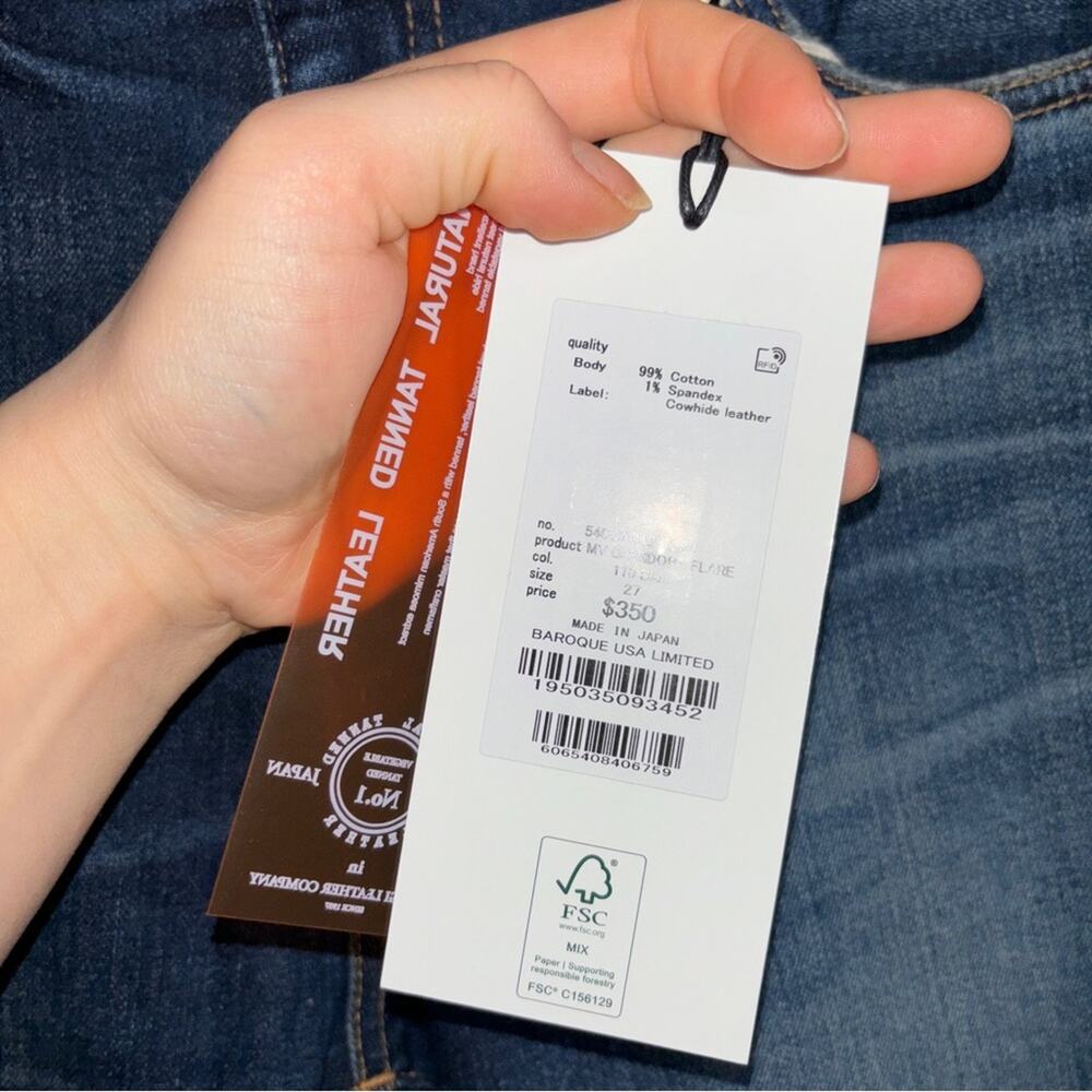 NWT Moussy Glendora Flare Jeans 27 - Picture 4 of 11